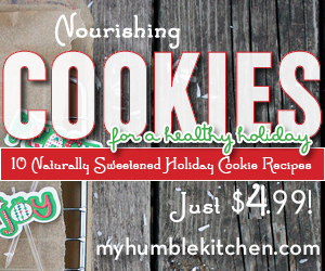 Nourishing Cookies for a Healthy Holiday - myhumblekitchen.com