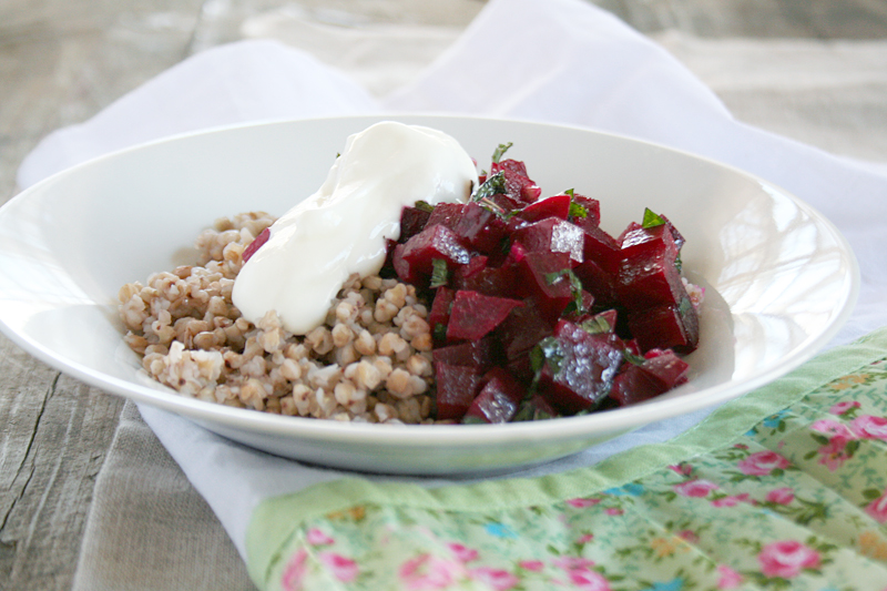 All About Buckwheat and a Roasted Buckwheat Salad with Dark Leafy Greens and Cranberries | myhumblekitchen.com