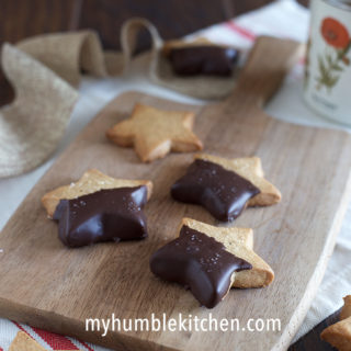 Honey Sweetened, Chai Spiced Shortbread Cookies